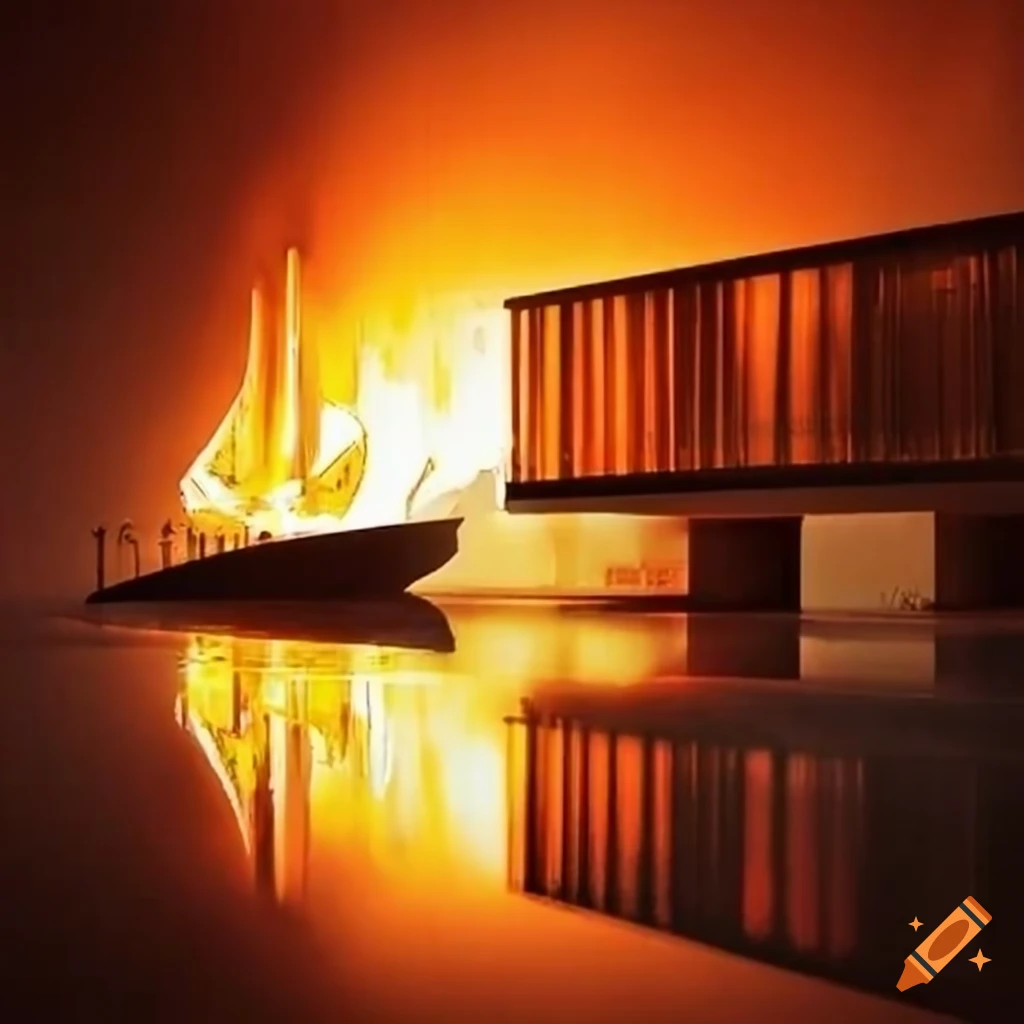 Palácio do Planalto in Brazil on fire