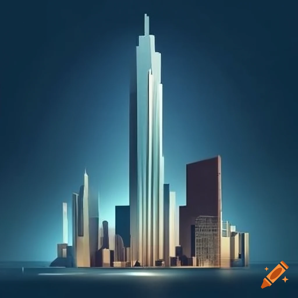 Banner for CityReport web application with stacked city buildings