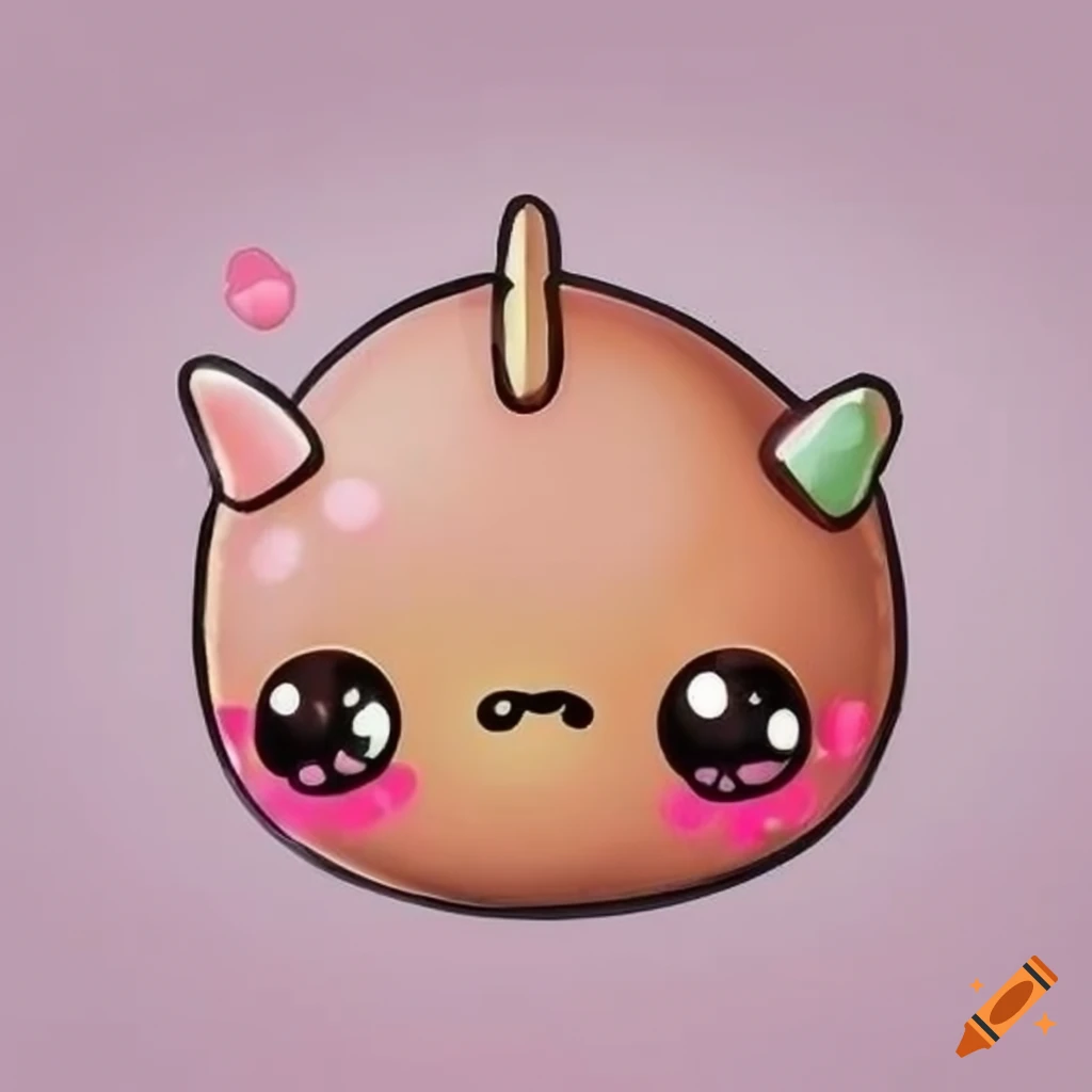 Bowl of noodles with kawaii eyes