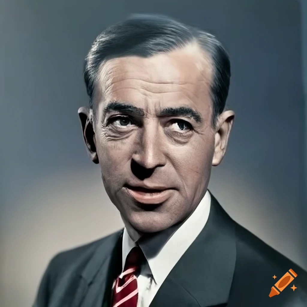 Confident rich middle-aged man with a mix of Joe Biden and Mr. Bean