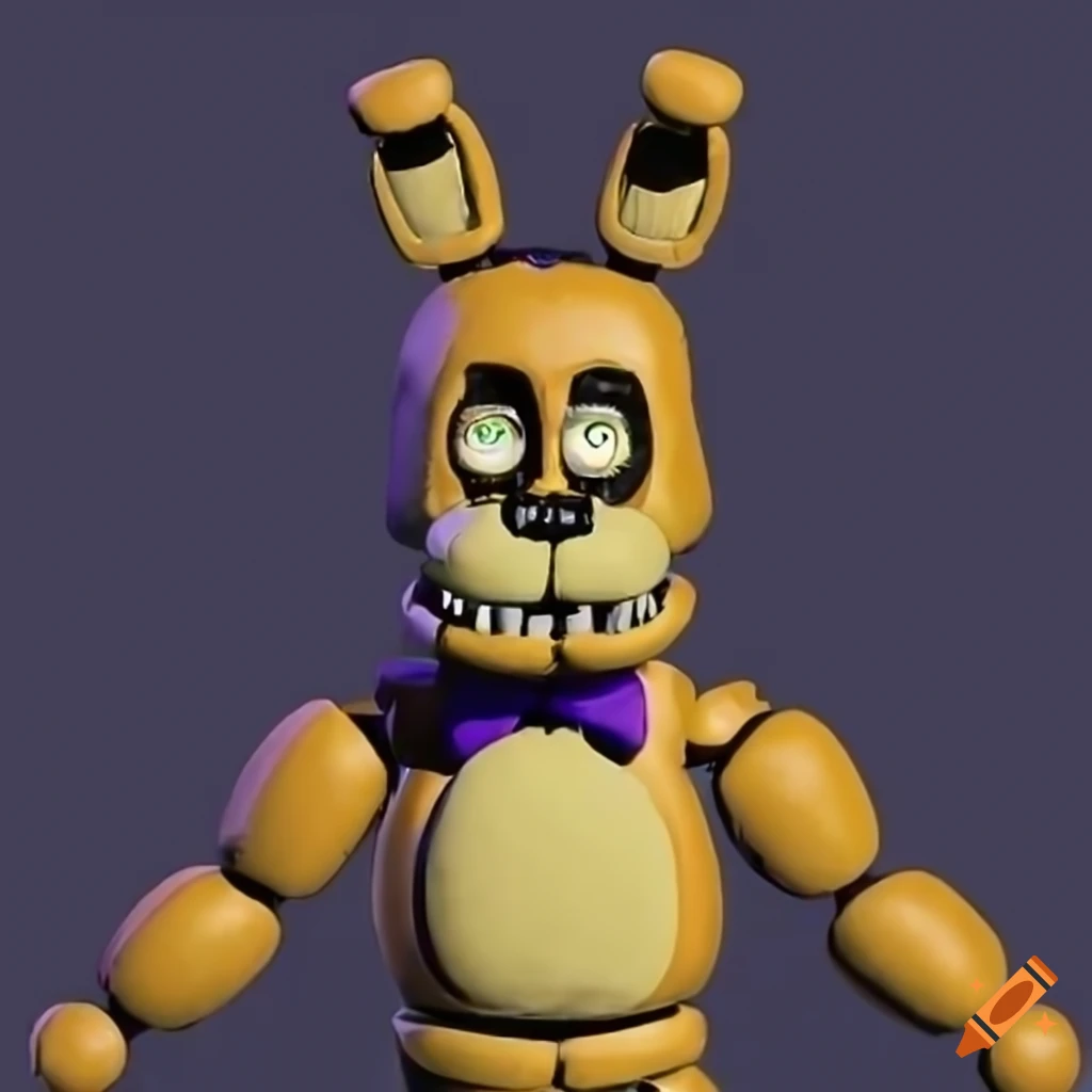 Spring bonnie character on Craiyon
