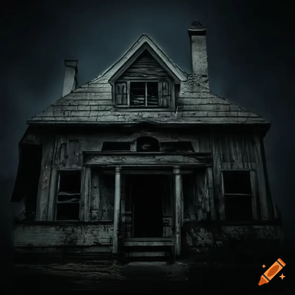 Paranormal investigators exploring a haunted house