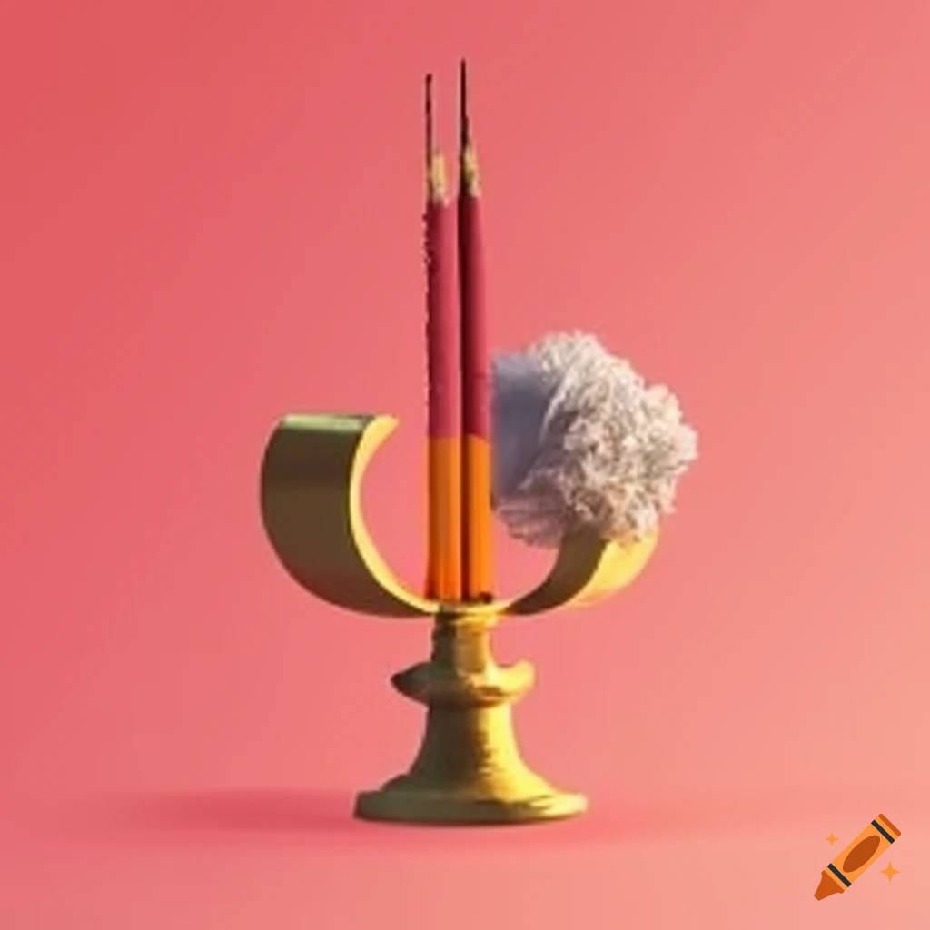 Logo design for 'Mastika' incense stick manufacturing company inspired by rose
