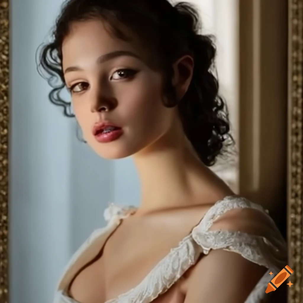 Deva Cassel in a Pride & Prejudice inspired attire