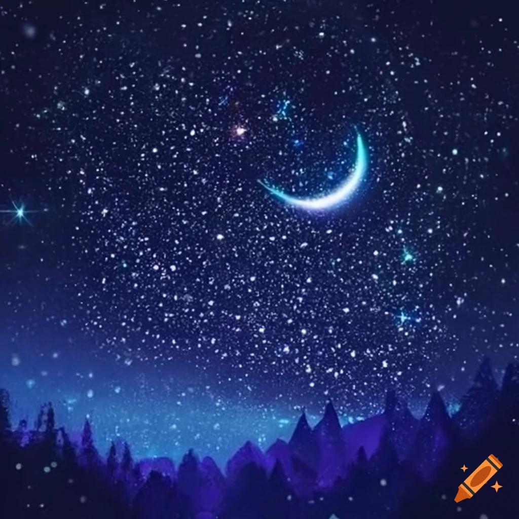 Nighttime glitter dream