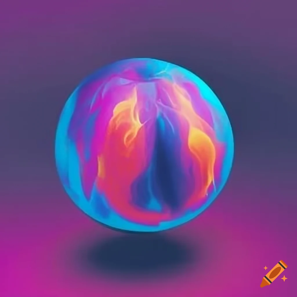 Logo design with BLH initials in blue and pink colors with a basketball engulfed in dark flames