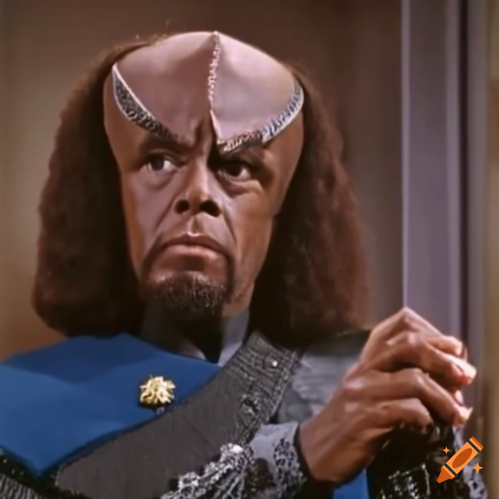 Worf as a 1950s romantic lead