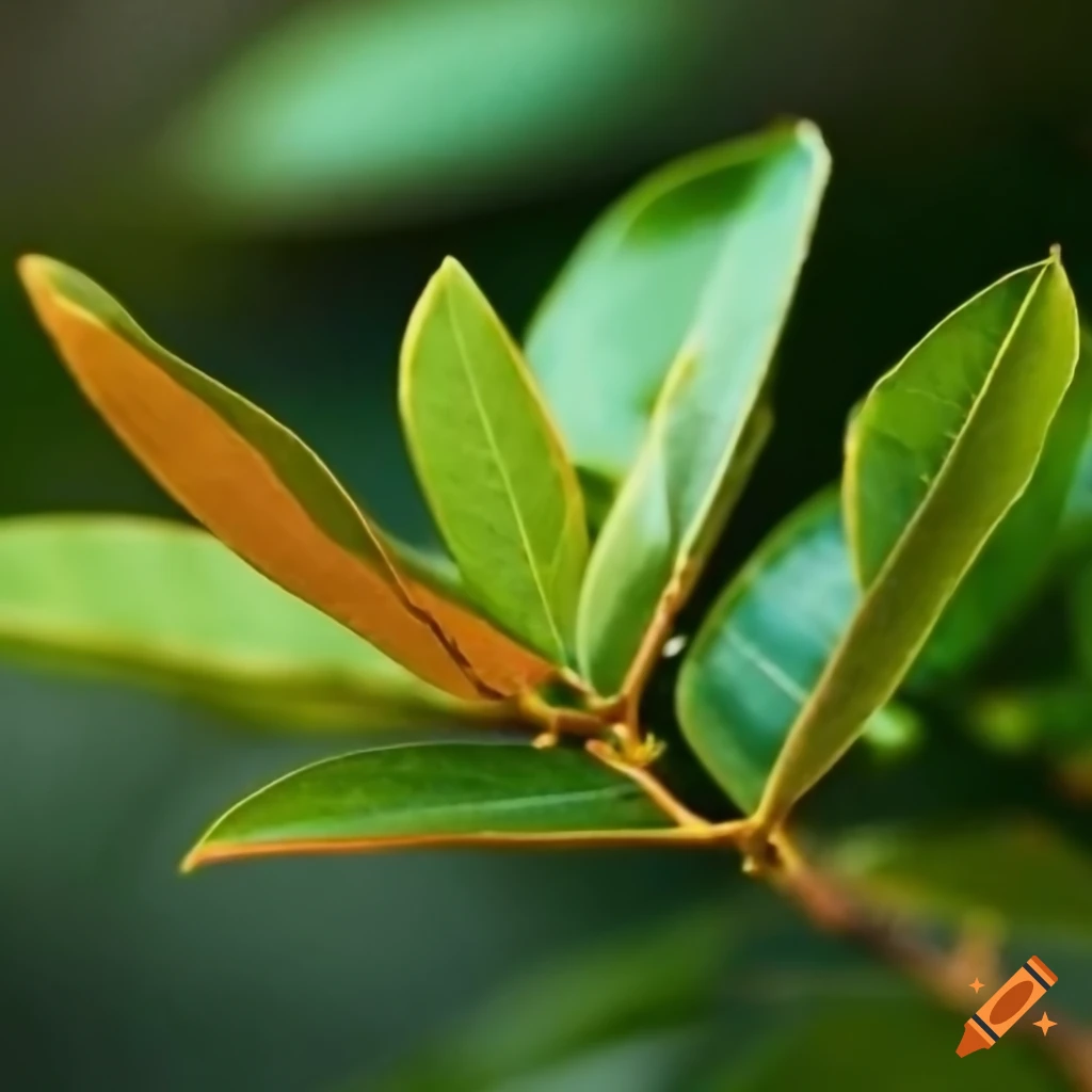 Bay laurel wreath or twigs with leaves