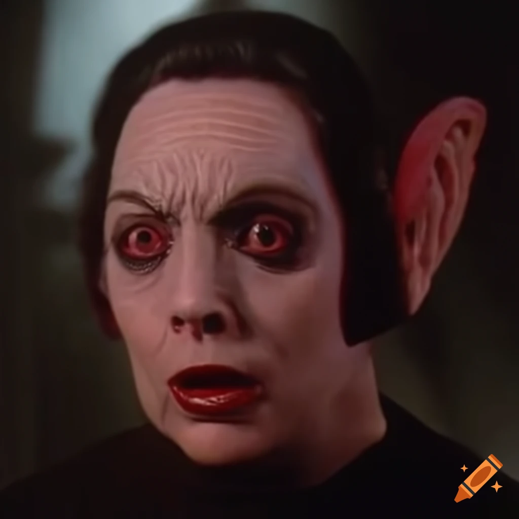Nien Nunb portrayed as a 1960s gothic horror movie villain