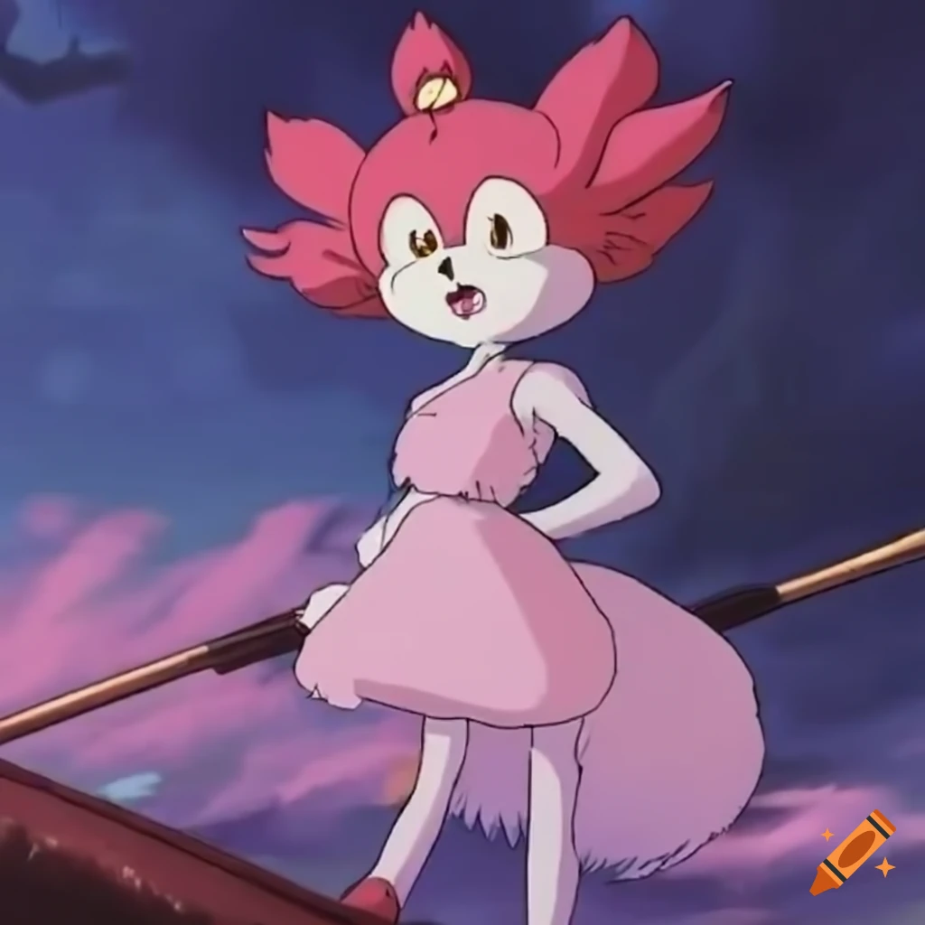 Blaze the Cat anime screenshot from Studio Ghibli classic film by Hayao Miyazaki