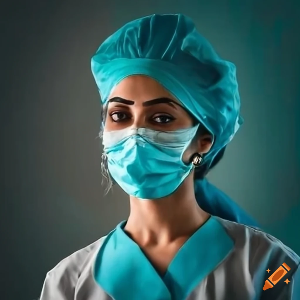 Pakistani nurse in nurse uniform