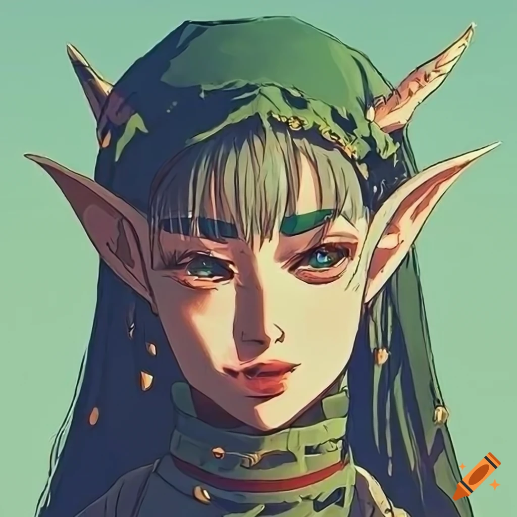 Retro Anime Elf Aesthetic On Craiyon 2229