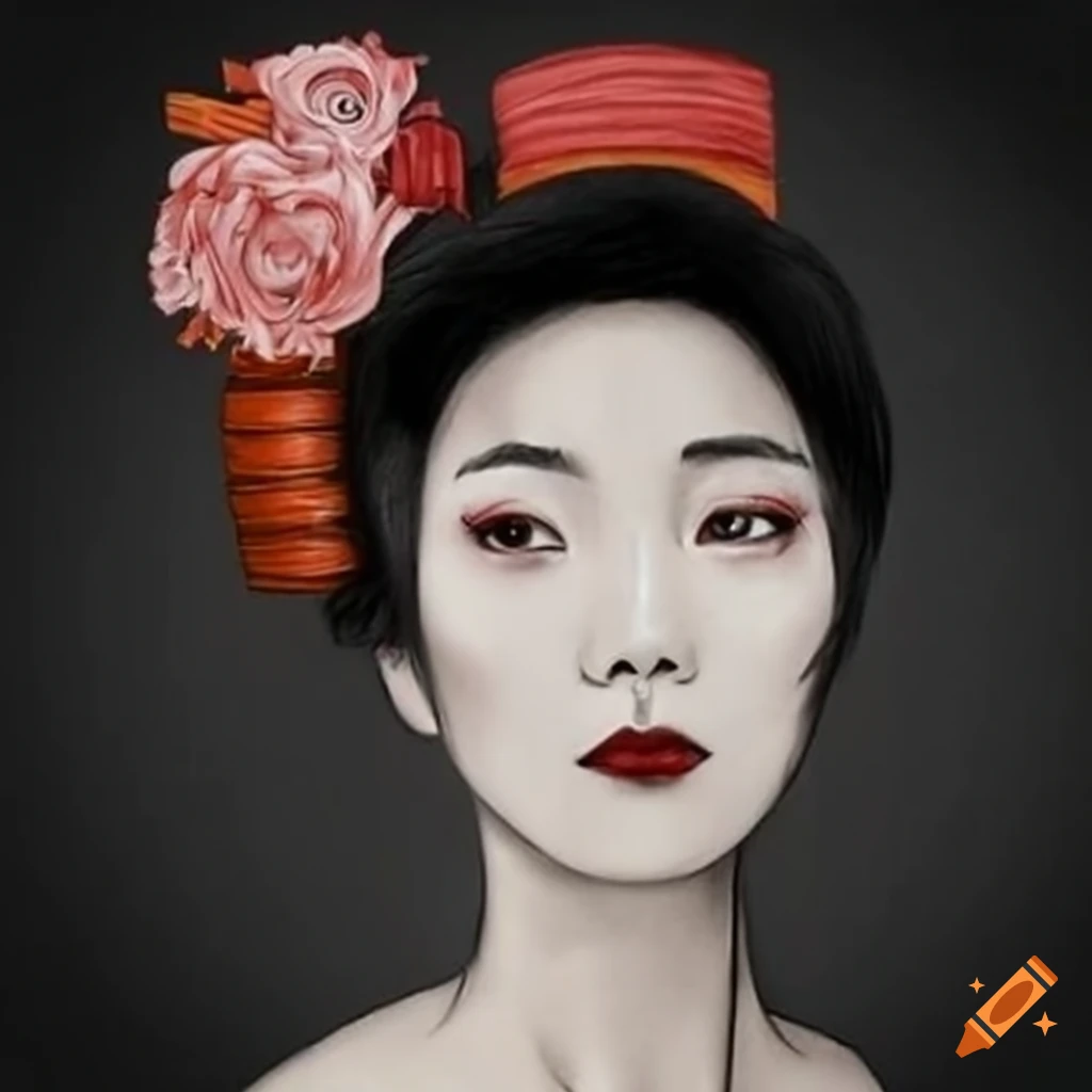 Cgeisha Photo of a geisha on Craiyon
