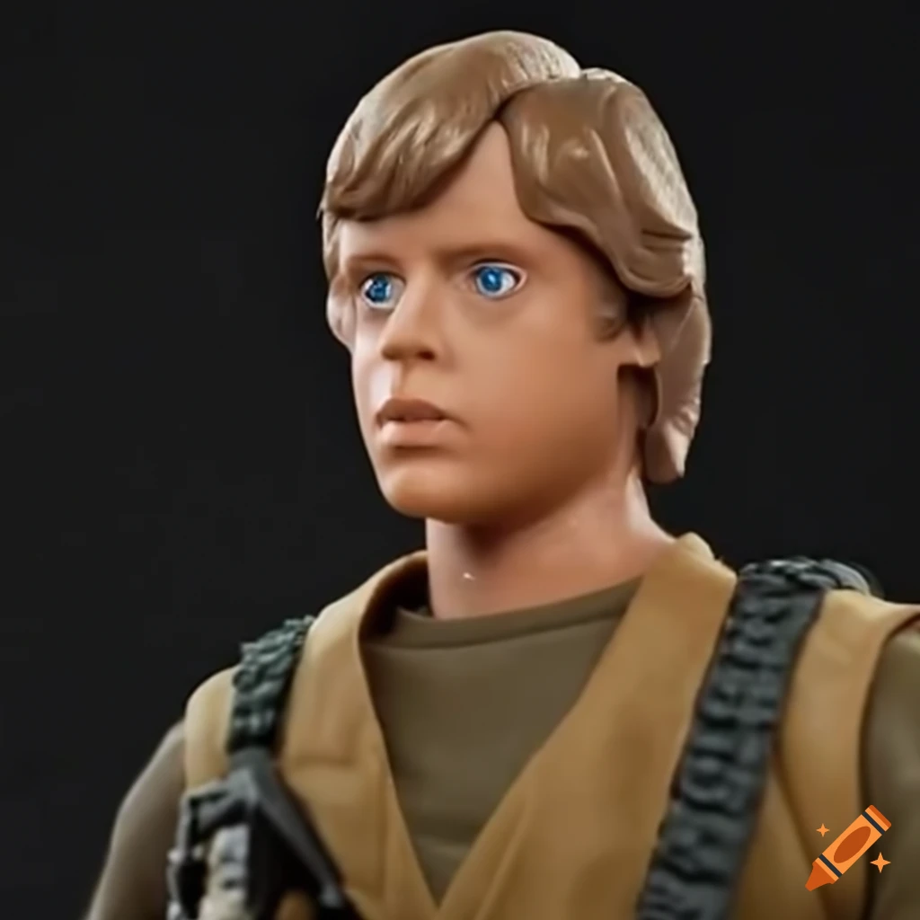 Luke Skywalker depicted as a rebel fighter