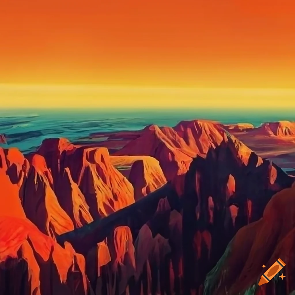 vintage-travel-poster-featuring-black-hills-south-dakota-on-craiyon