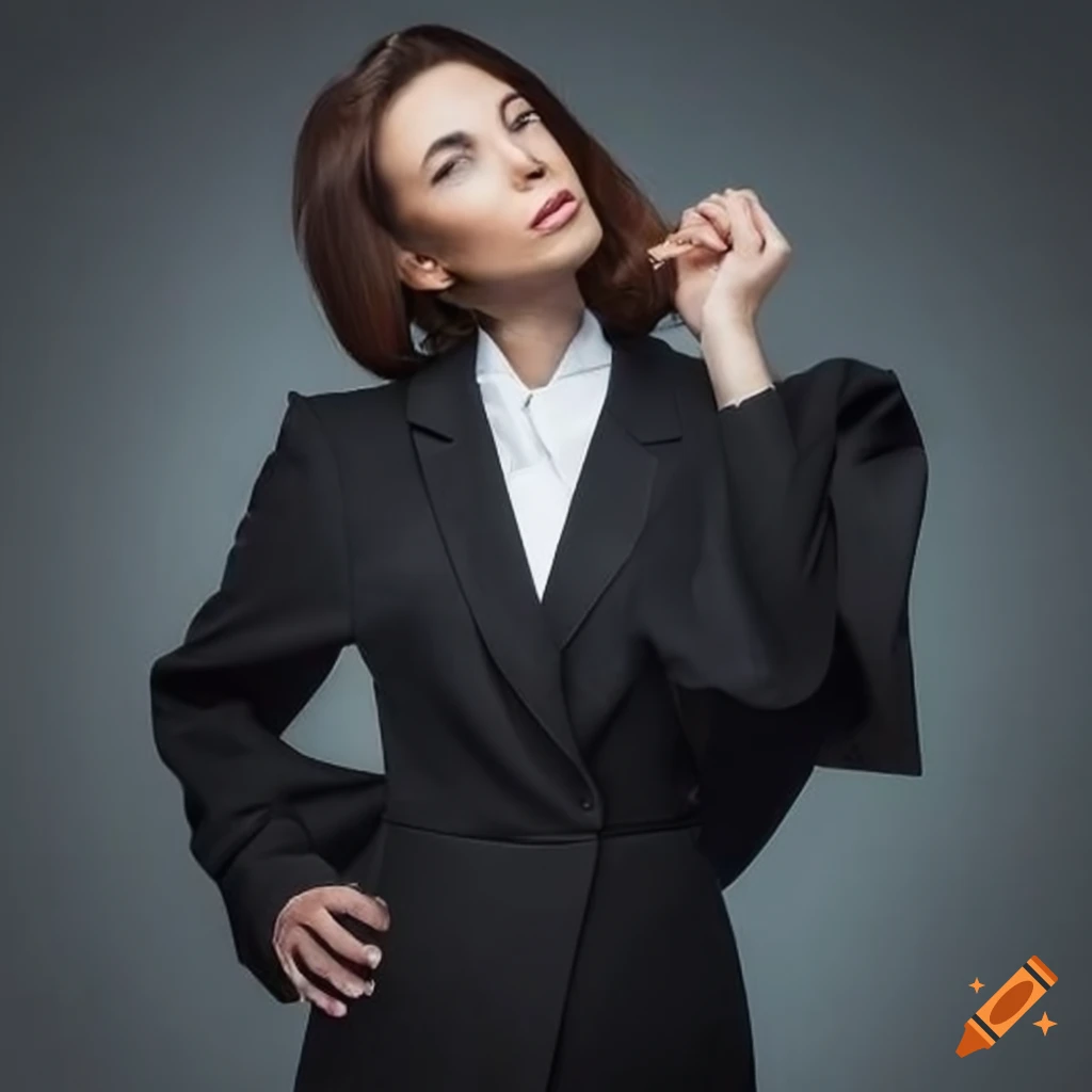 Female lawyer in professional attire