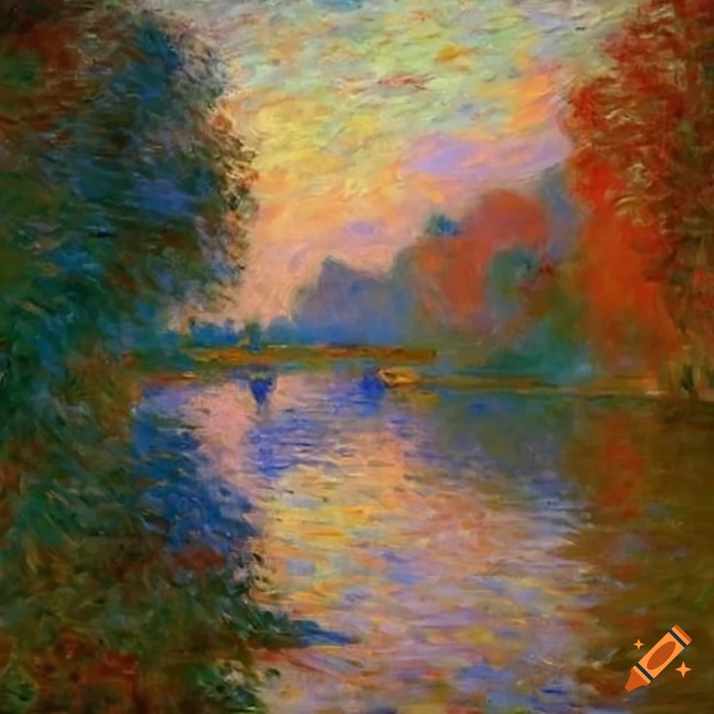 Impressionist painting by claude monet on Craiyon