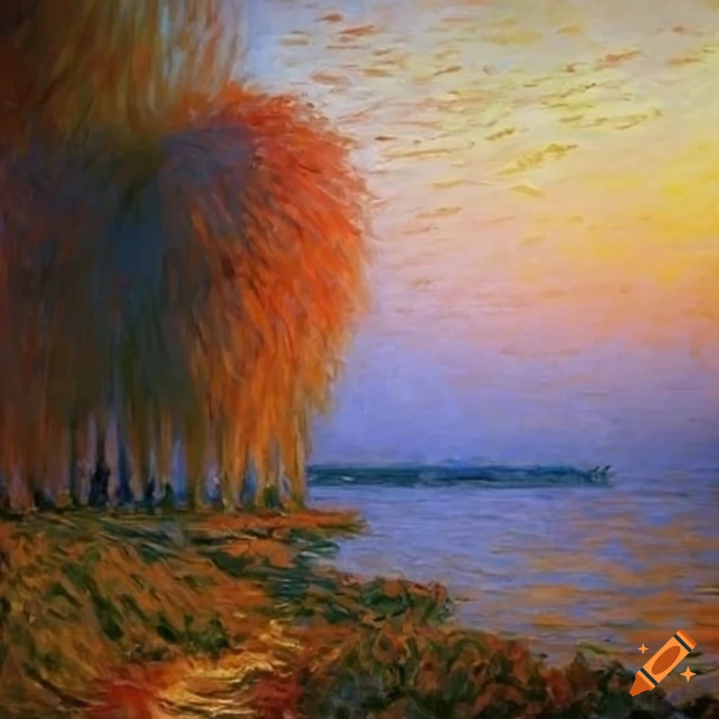 Claude monet artwork on Craiyon