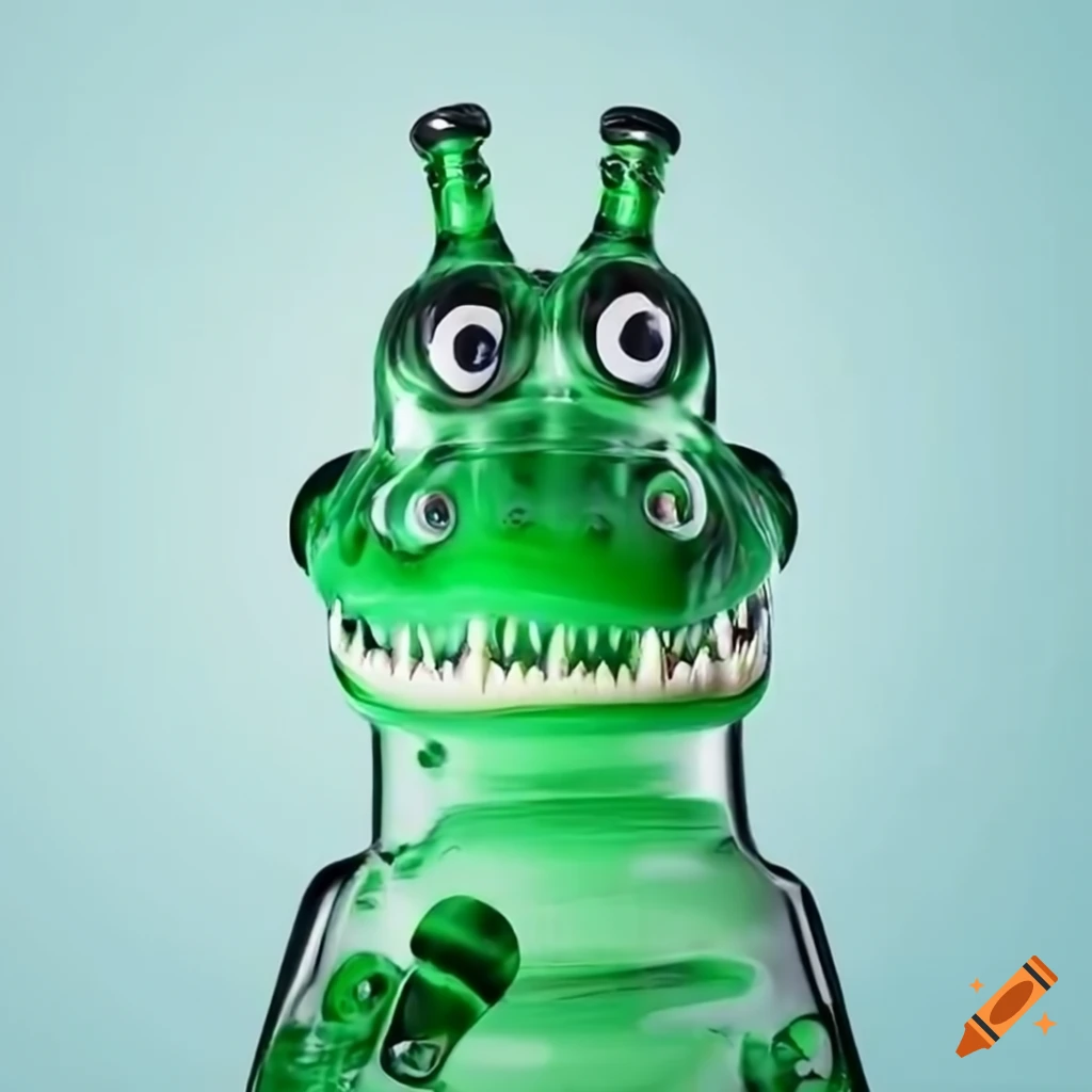 Crocodile-shaped weed bong