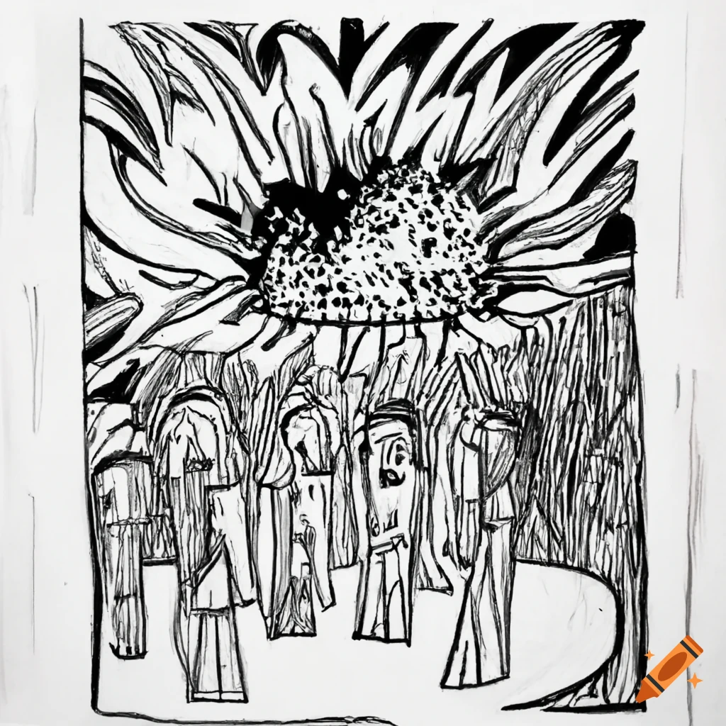 Pen-on-paper doodle of 'Culture and Explosion' book