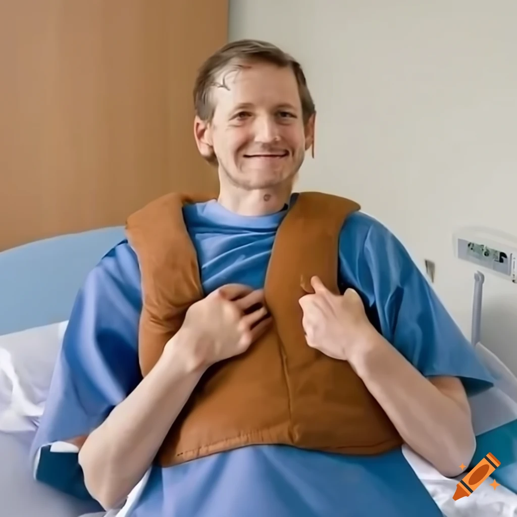 A Kind Mental Health Patient In A Hospital Bed Wearing A Straitjacket a-kind-mental-health-patient-in-a-hospital-bed-wearing-a-straitjacket
