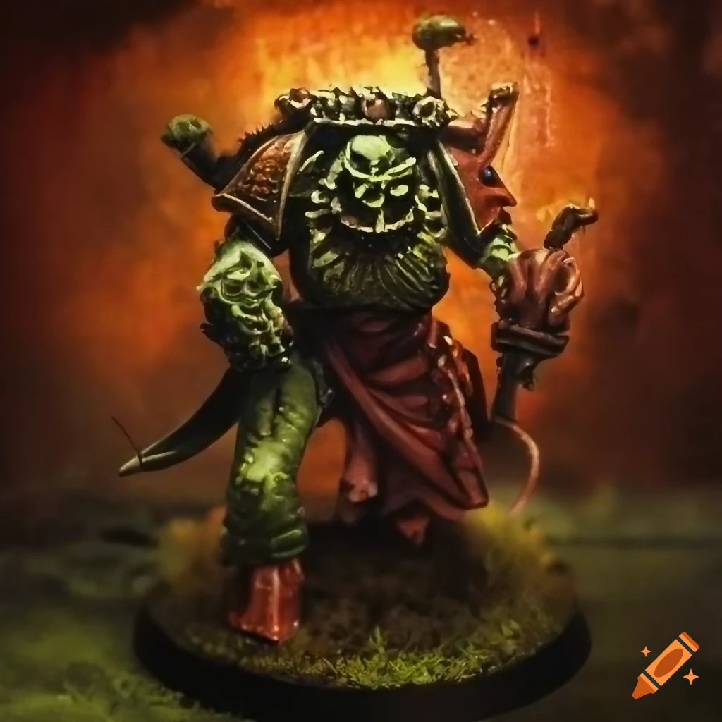 Snakes and catfish in a vintage Warhammer style
