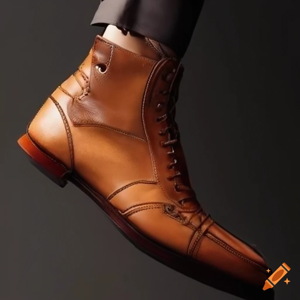 Classic leather men's footwear