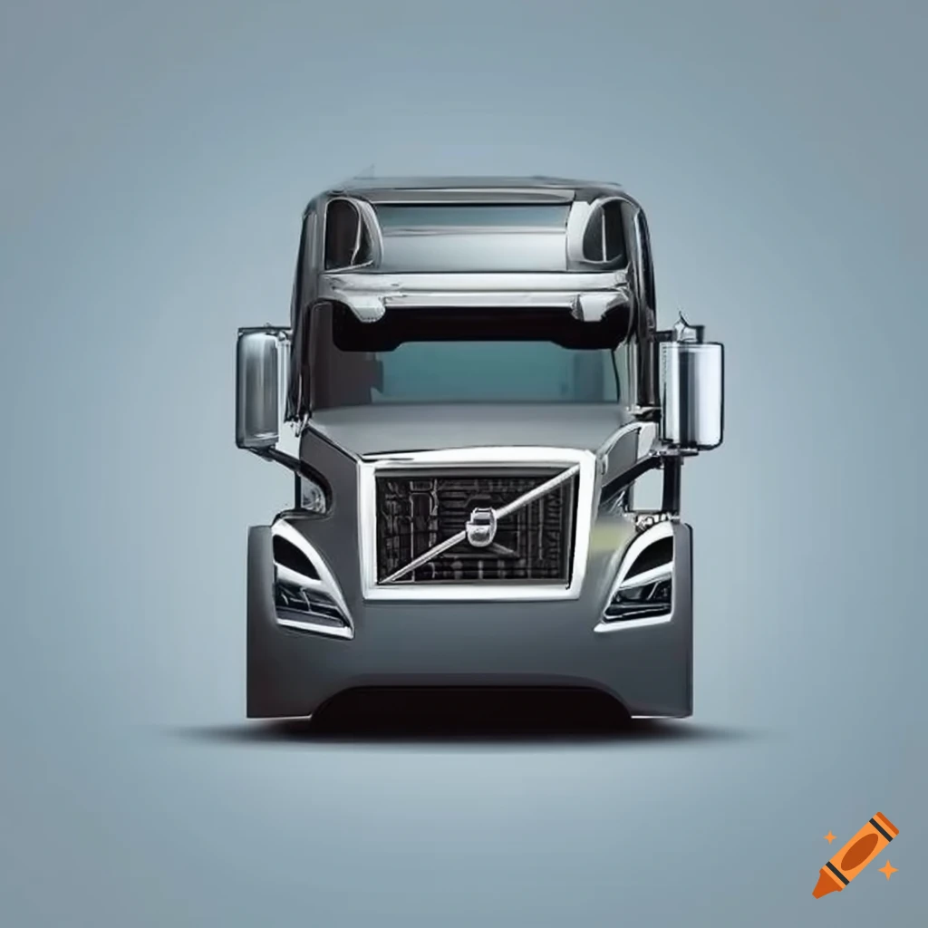 Volvo and Freightliner truck shop repair logo