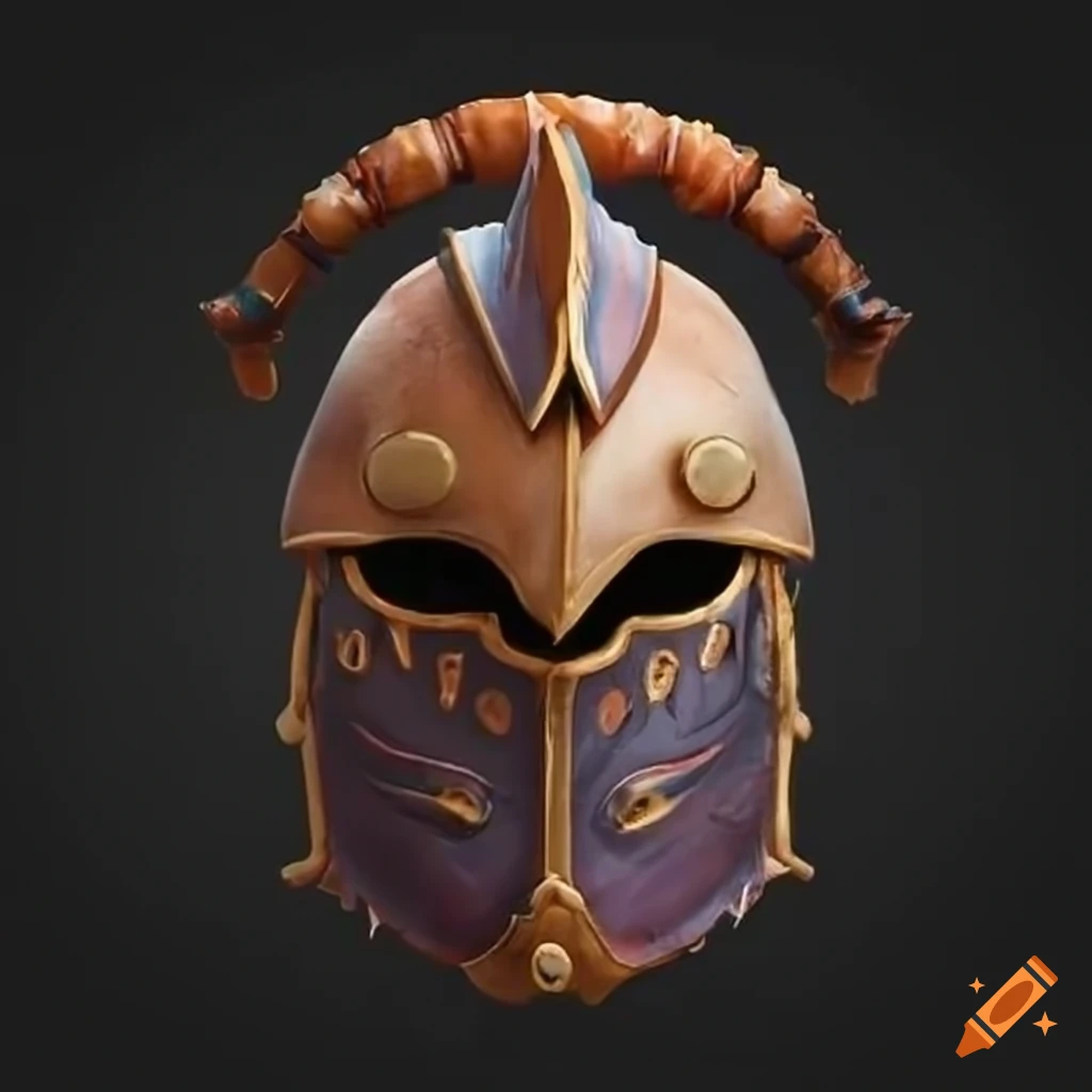 Yoshinero warrior with a beautiful mask helmet