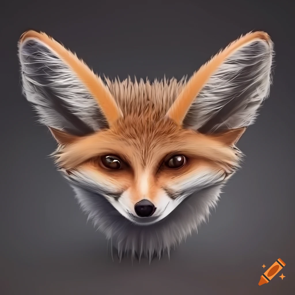 Fennec logo design on Craiyon