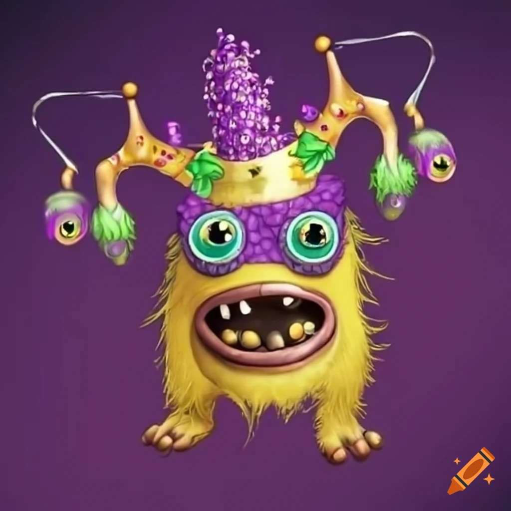My Singing Monsters Mardi Gras mask