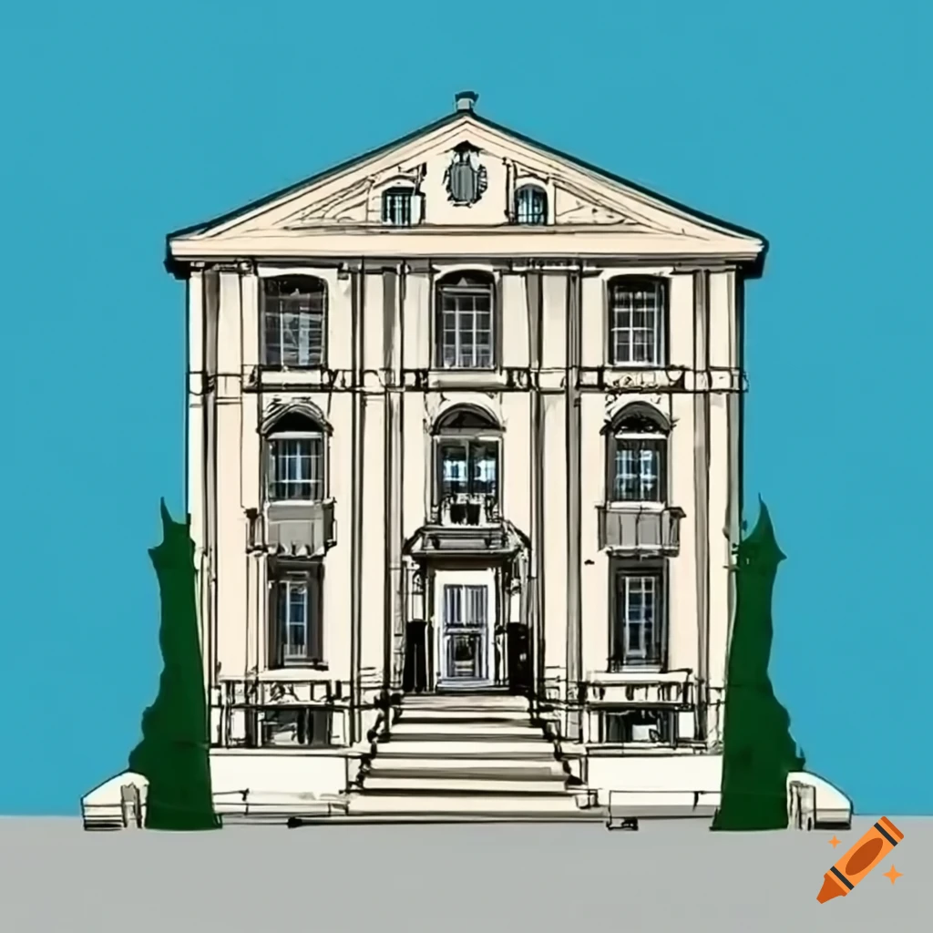 A city hall made of vegetables