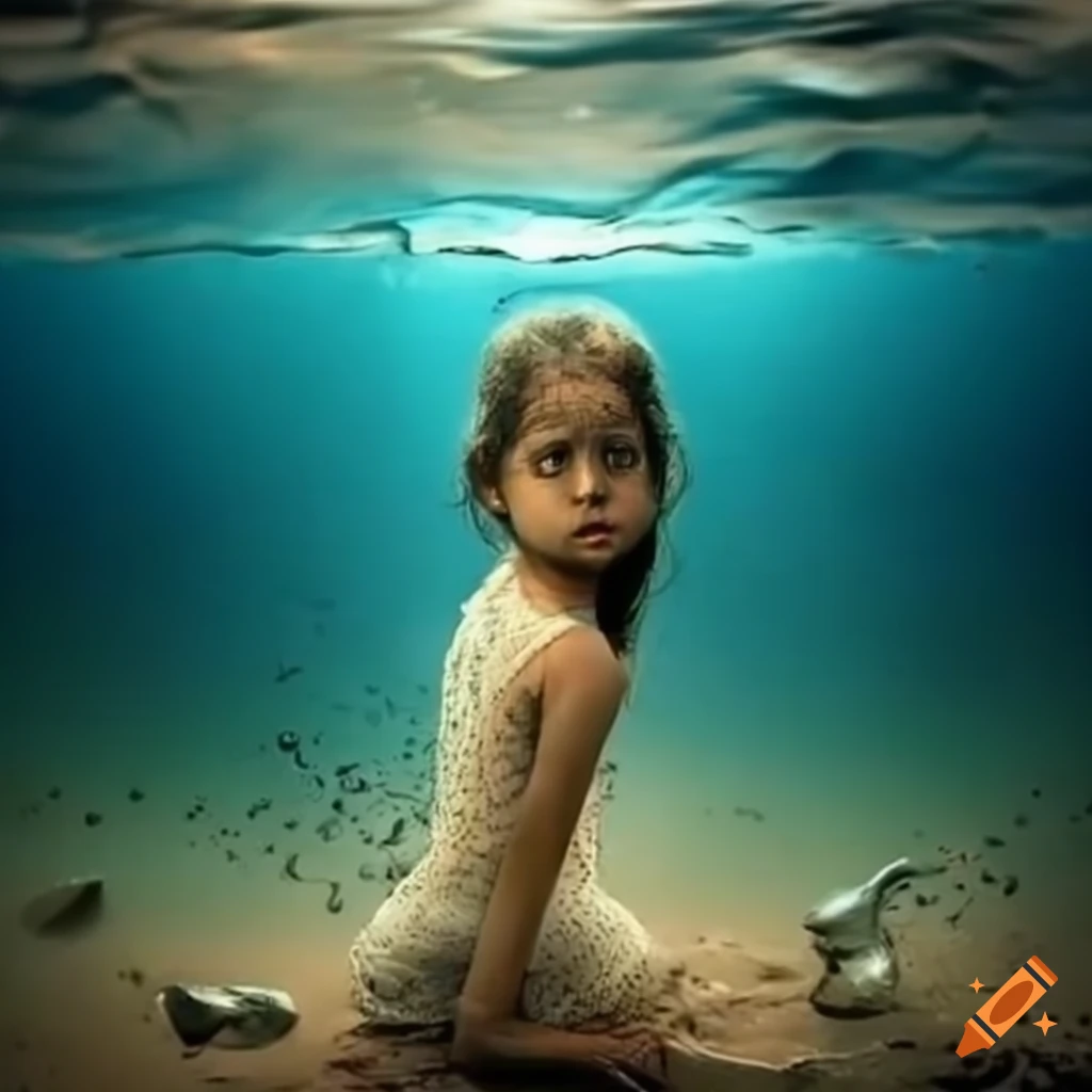 Save water, save life, sad picture
