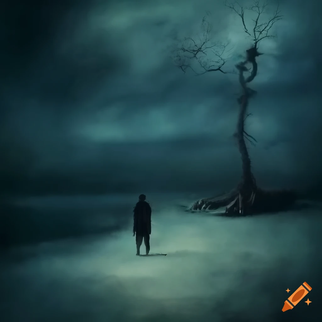 Surreal metaphysical dreams and melancholic landscapes