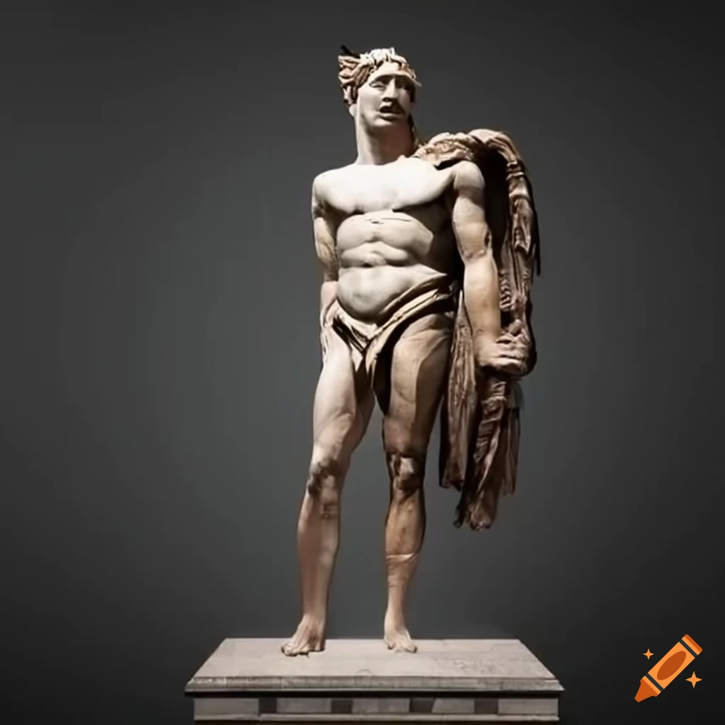 Colossus of Rhodes inspired by Menas' statue of Alexander the Great