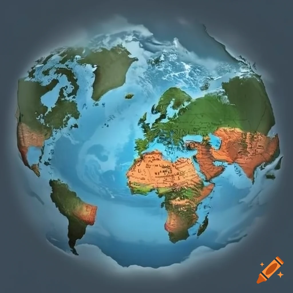 Map of Earth