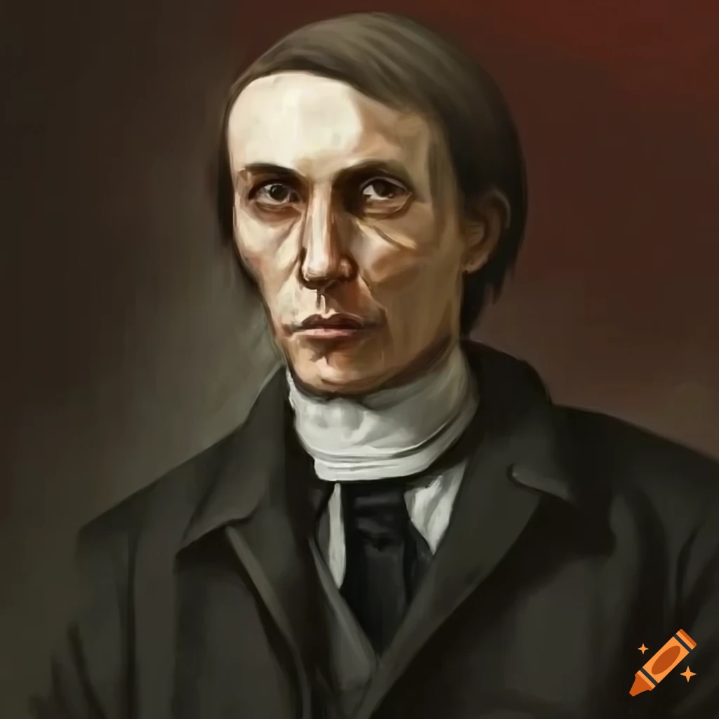 Portrait of Rodion Raskolnikov from Crime and Punishment