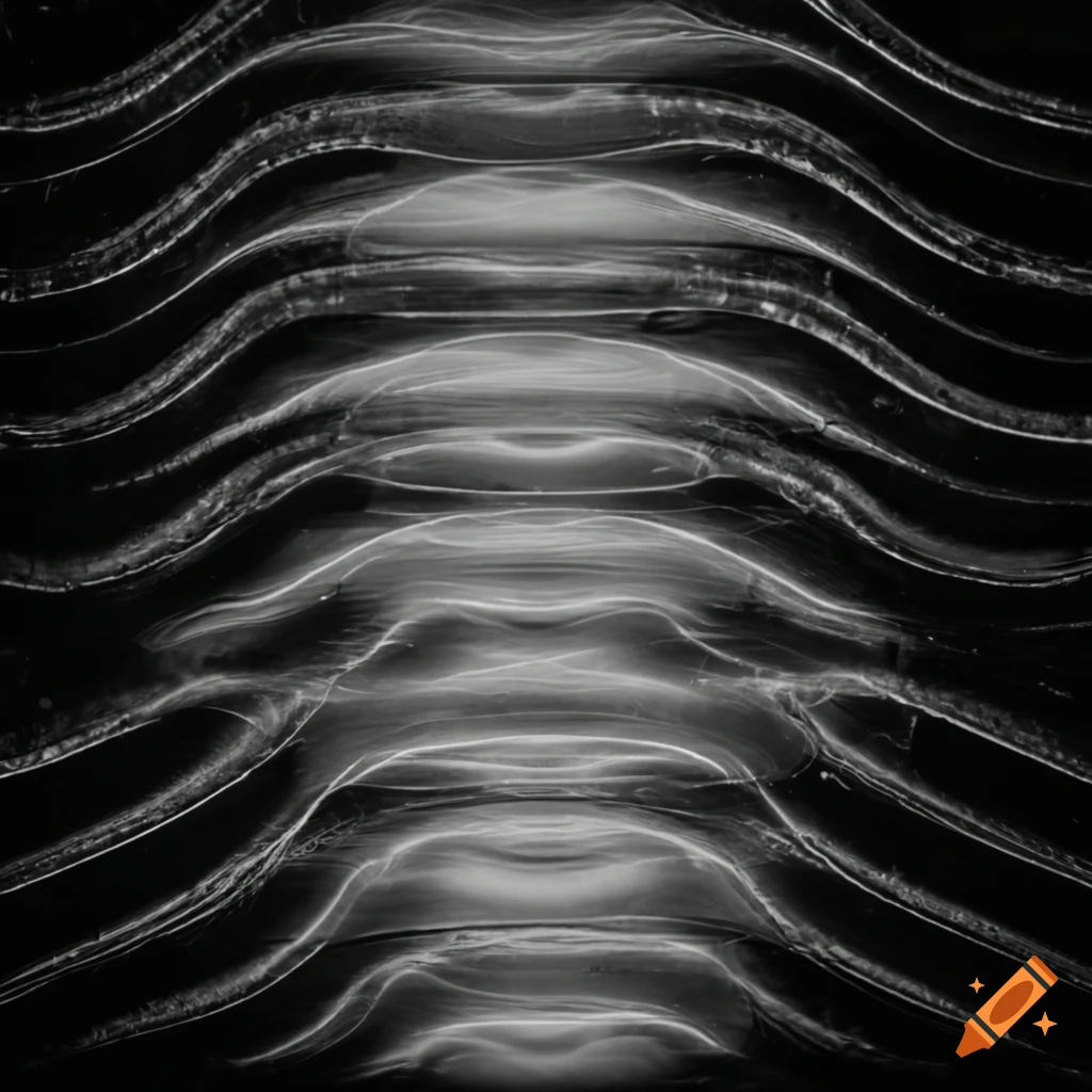 Experimental photograph of high voltage electricity in black and white