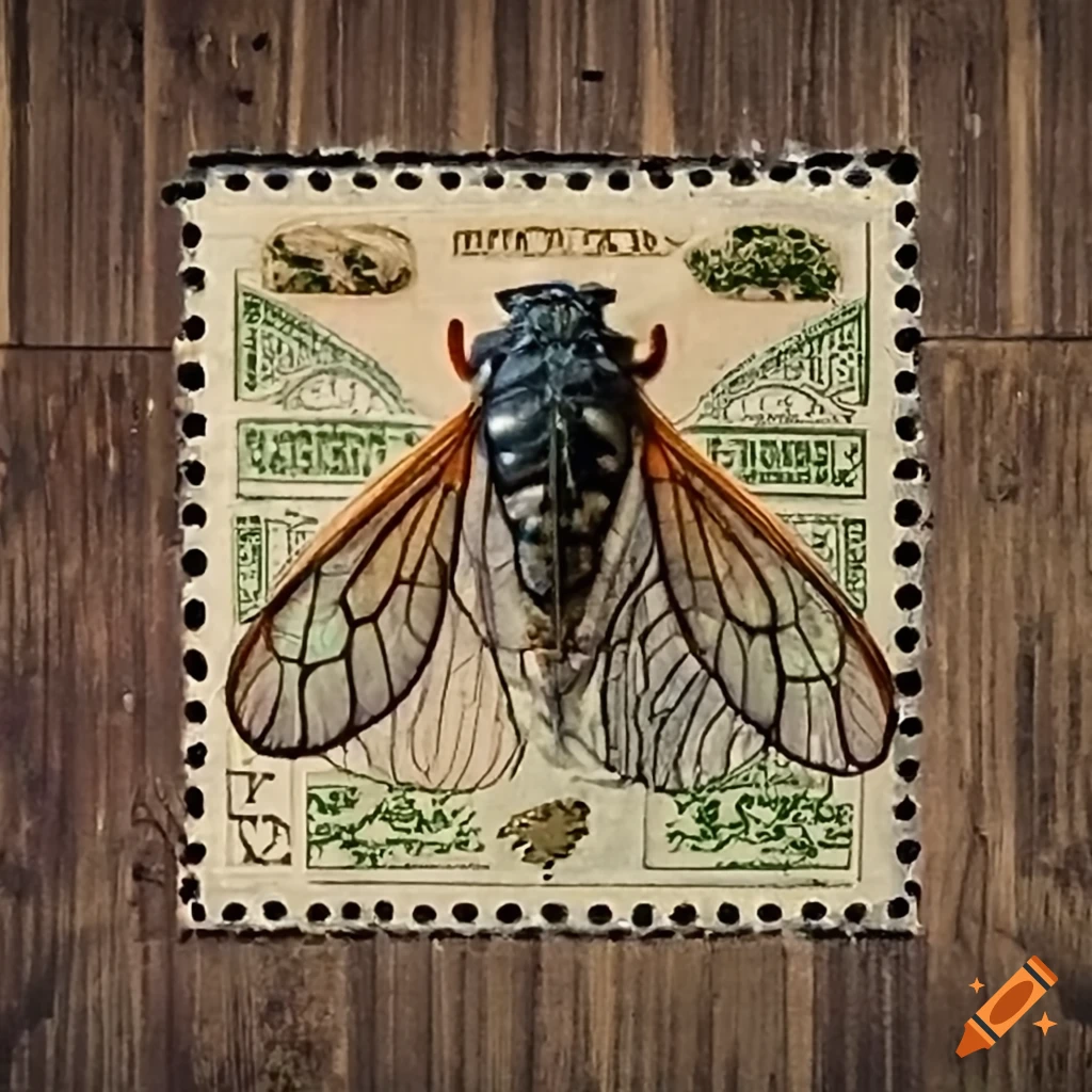 Cicada commemorative stamps