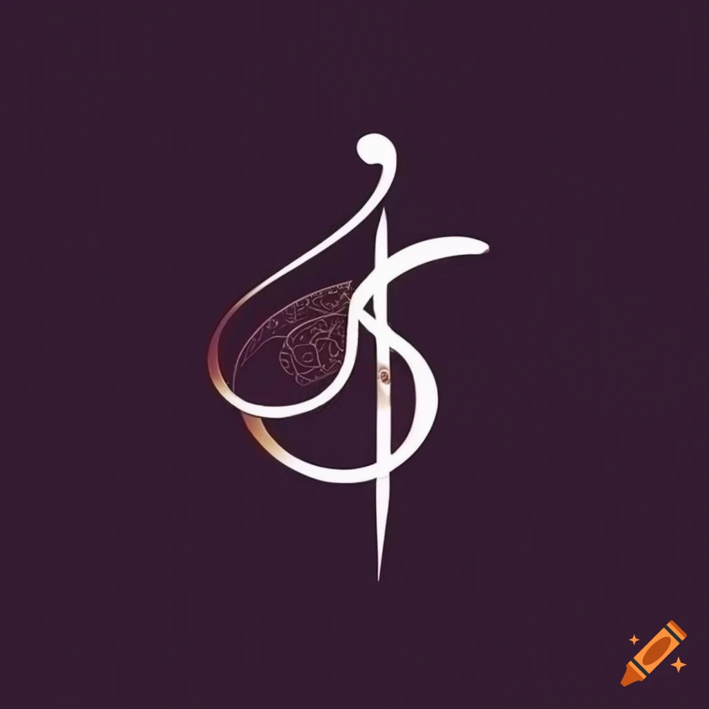 Cool and elegant fashion brand logo with brand name on Craiyon
