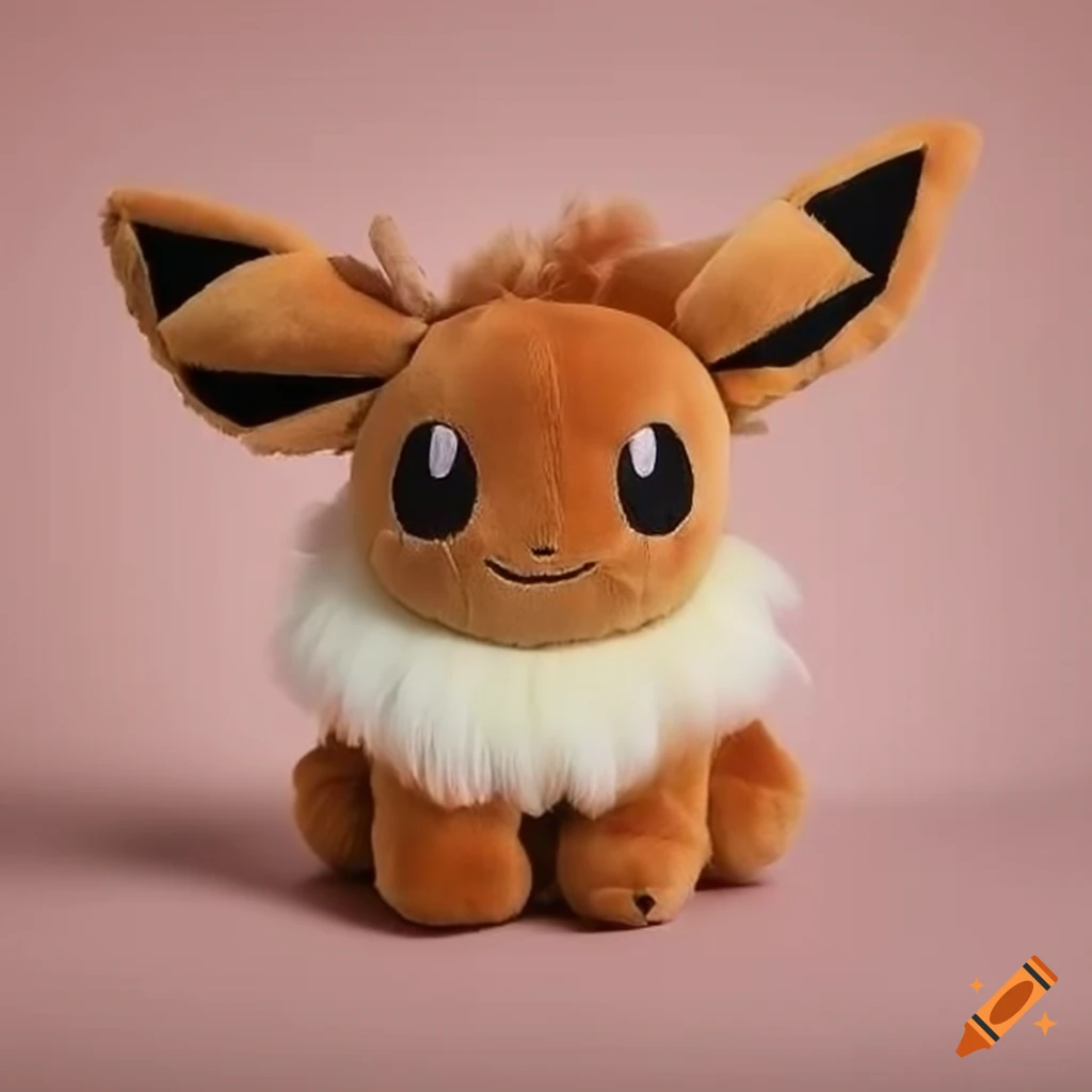 Luxurious soft Eevee plush toy