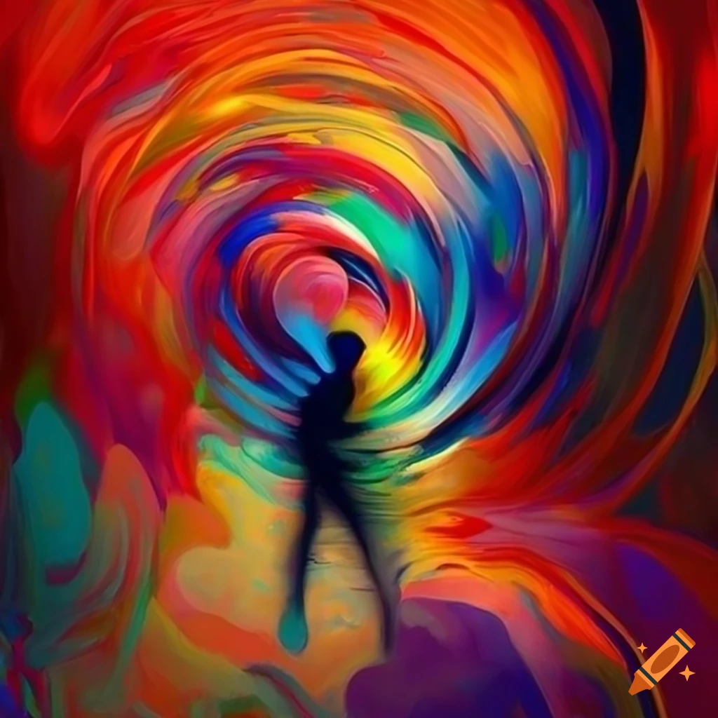 Vibrant abstract artwork symbolizing freedom