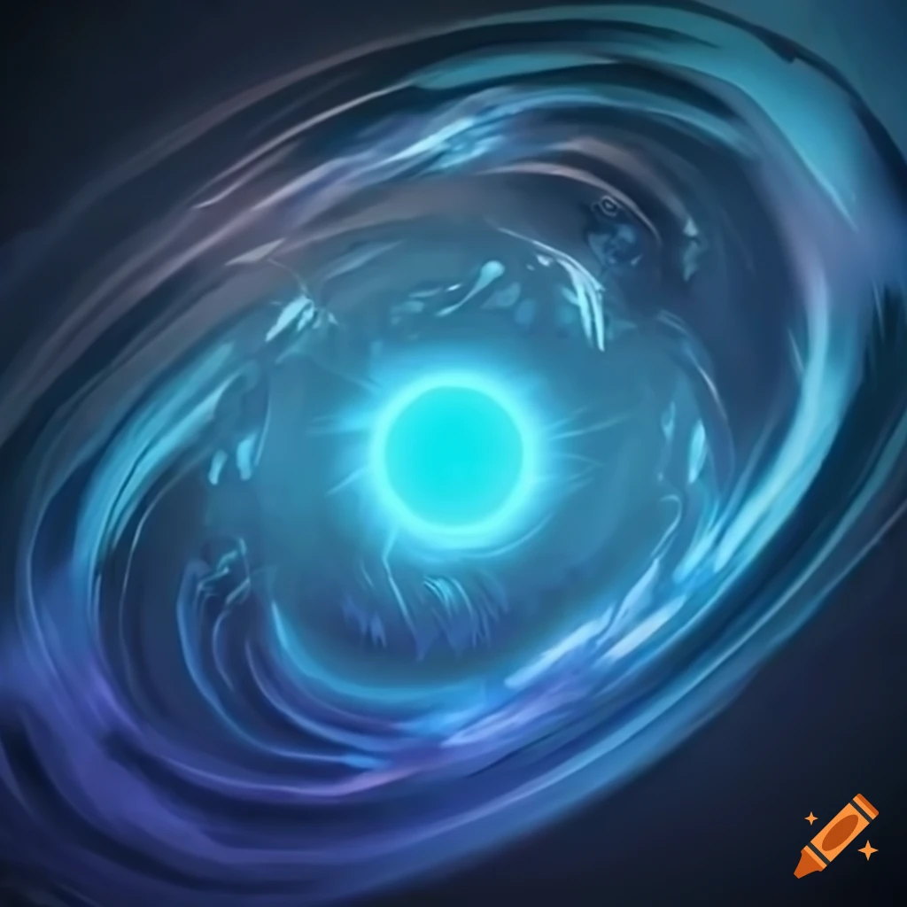 Runic magical blue user interface