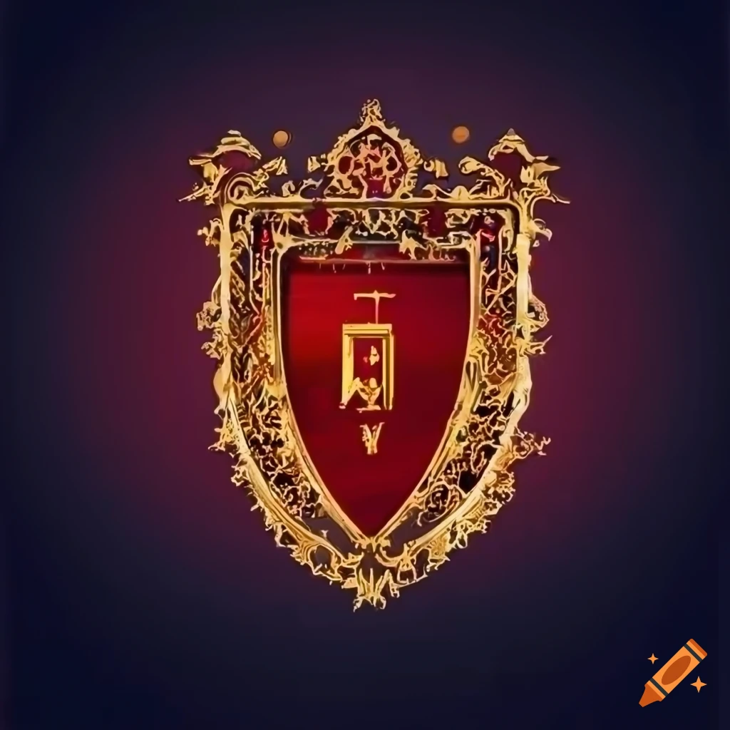 Intricate badge design for Real Alcazar FC with castle silhouette against a golden sunset backdrop