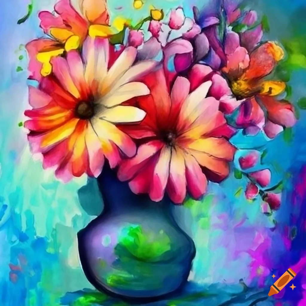 Flower painting for house decoration on Craiyon