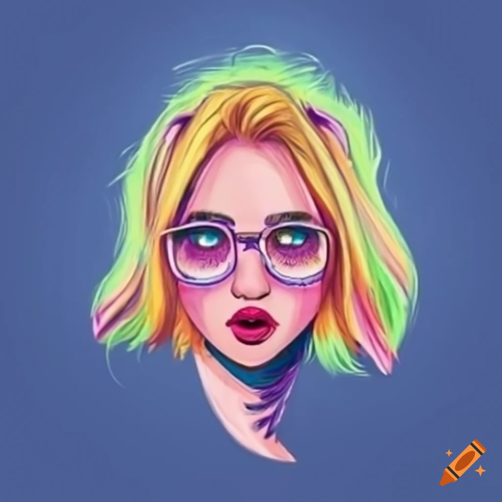 Geeky blonde female named LucyLoot