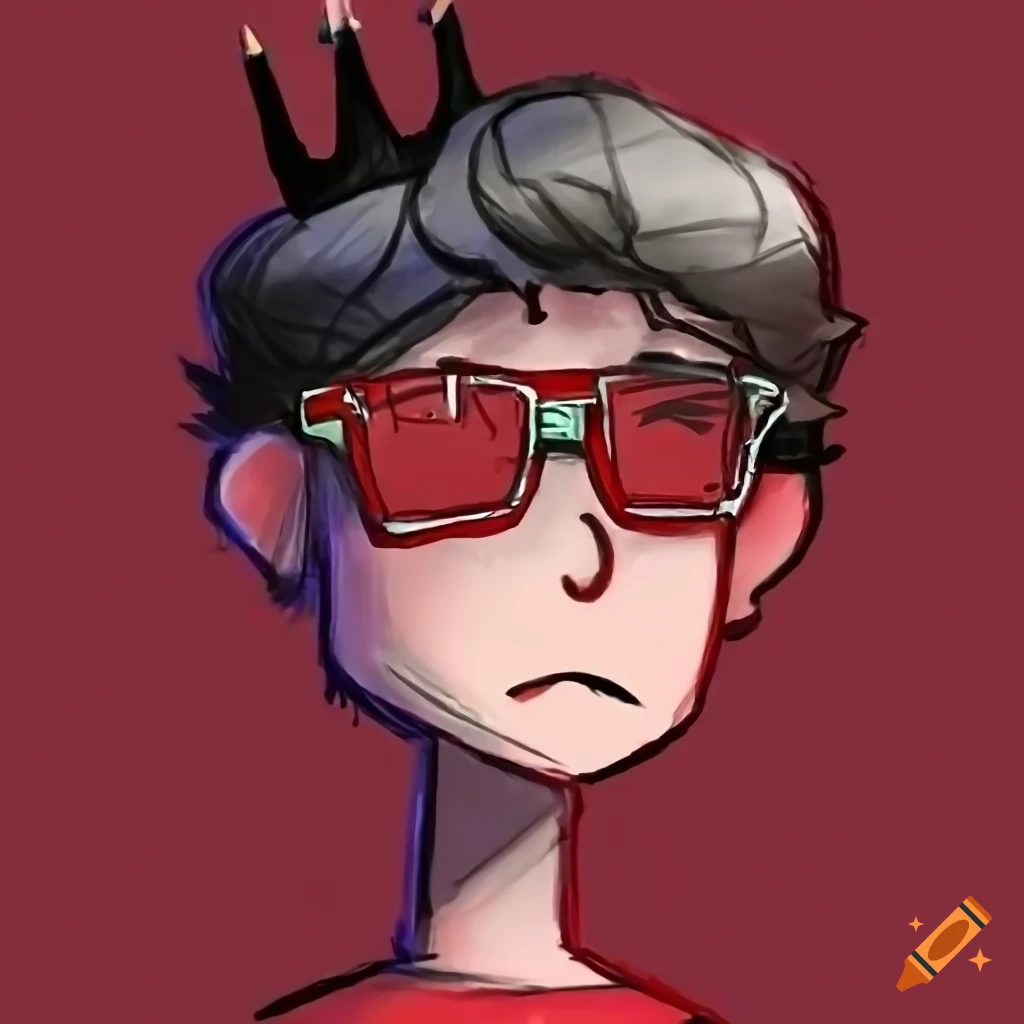 Roblox character with circle head, square body, red pajamas, mask ...