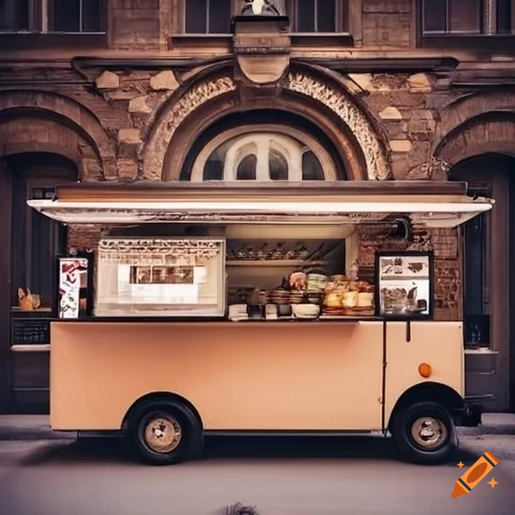Food truck named Vicotte & Cie selling fresh pastries and healthful treats
