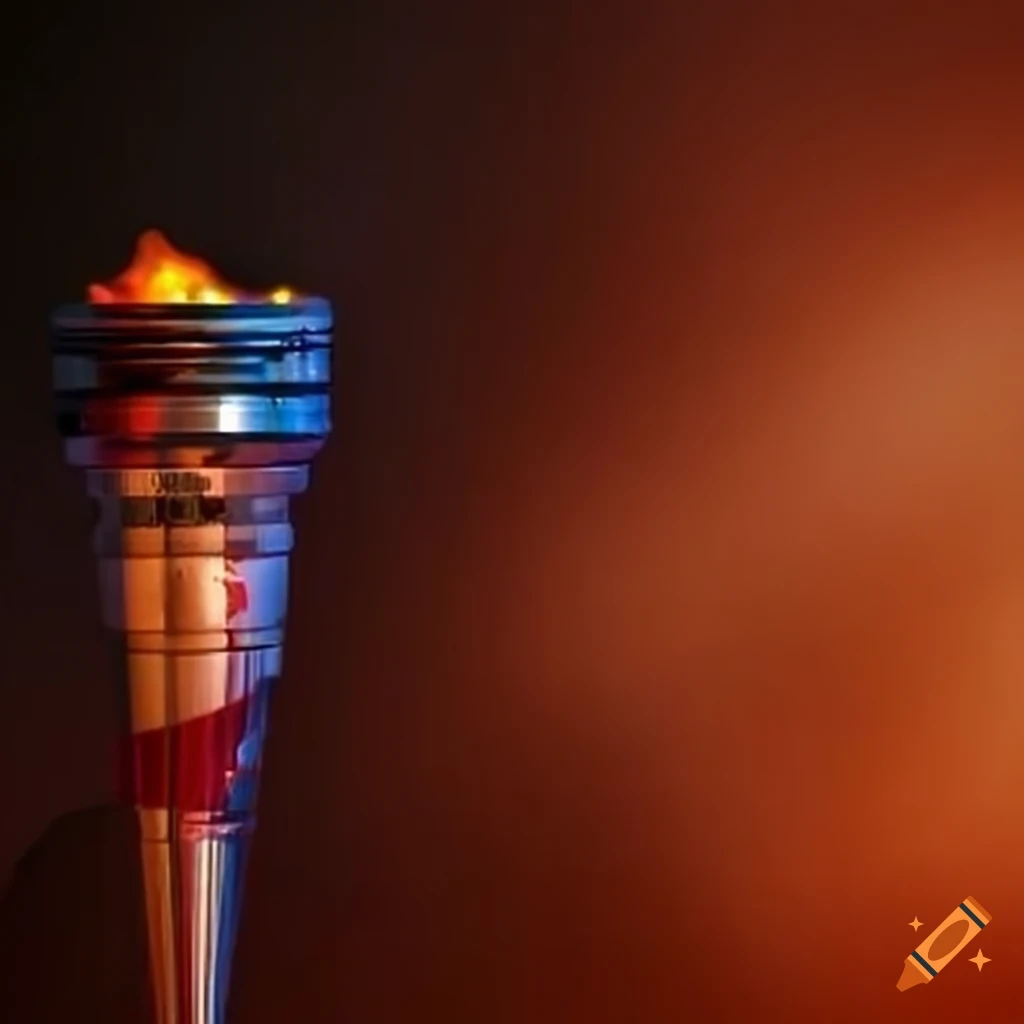 Iconic torch of the Olympic Games