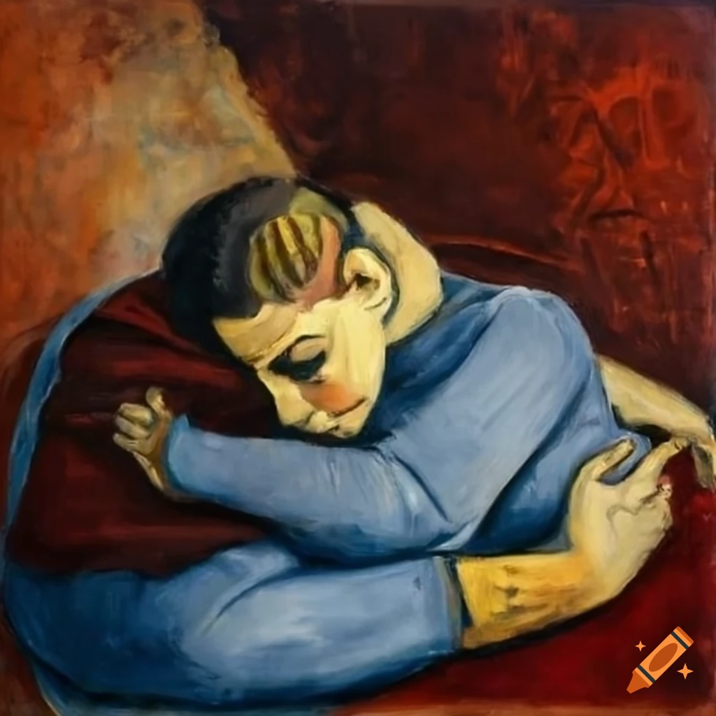 Picasso's painting of two boys sleeping peacefully